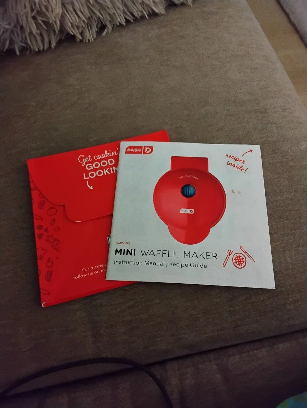 New In Box MINI WAFFLE MAKER, With Instruction booklet